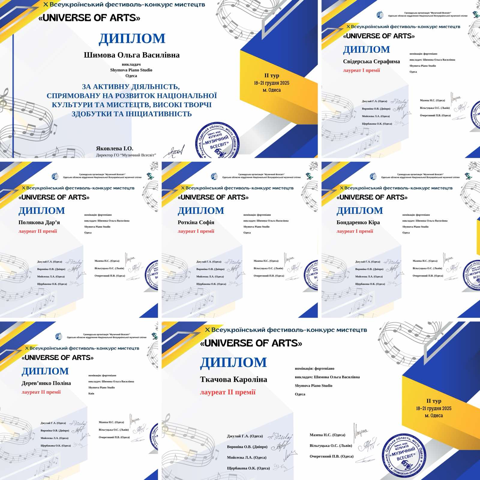 Виступ учнів на звітному концерті